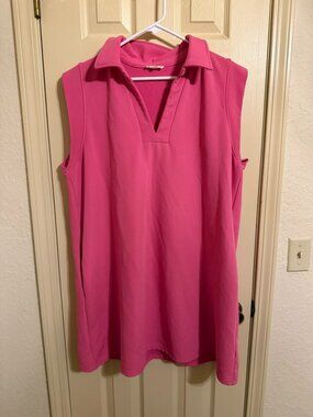 ENTRO PINK POLO DRESS